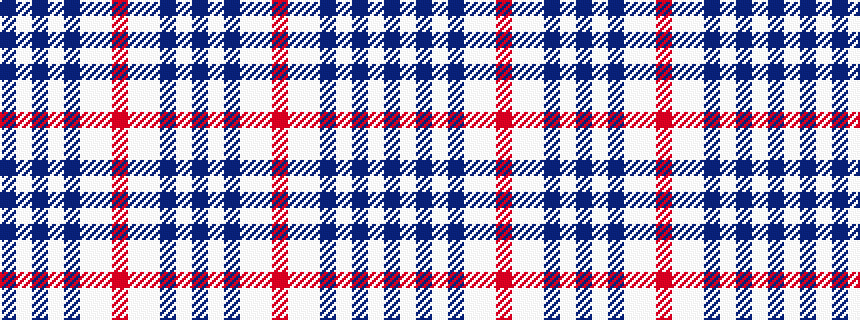 idealised woven sample of pattern BWBWBWWRWWBWB
