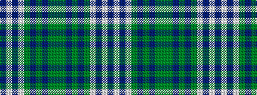 idealised woven sample of pattern BWBWGBGBGG