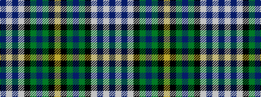 idealised woven sample of pattern BWBWKGBGKY