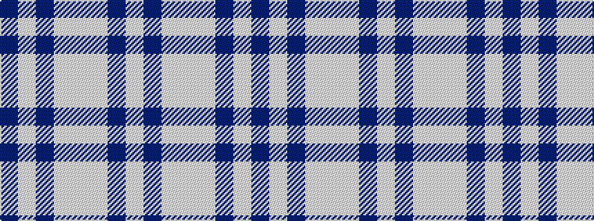 idealised woven sample of pattern BWBWWWBW