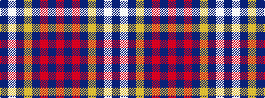 idealised woven sample of pattern BWBYBRBR
