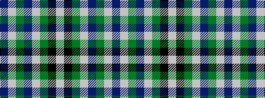 idealised woven sample of pattern BWGBWGKW