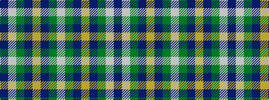 idealised woven sample of pattern BWGBYBGW