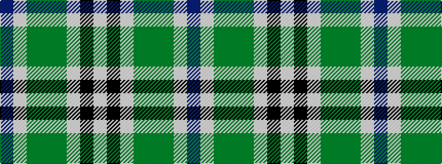 idealised woven sample of pattern BWGGGWKW