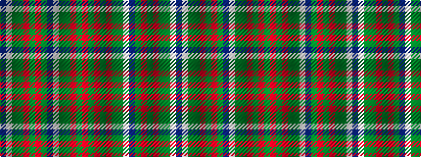 idealised woven sample of pattern BWGGRGRGBWGGRGRG