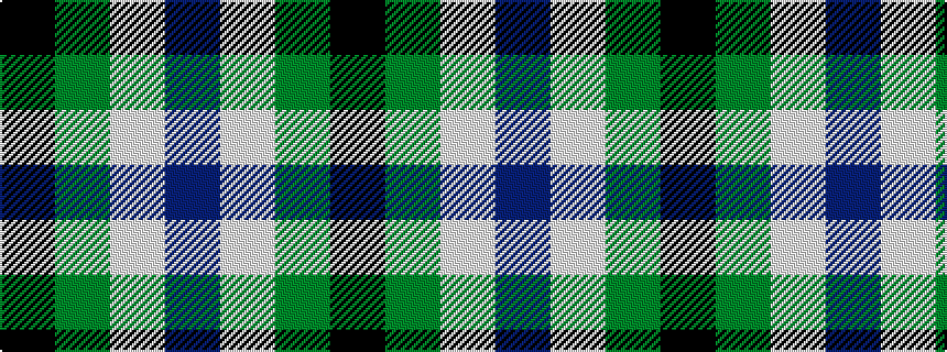 idealised woven sample of pattern BWGK