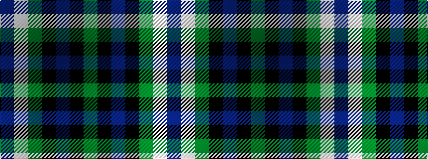 idealised woven sample of pattern BWGKBKG