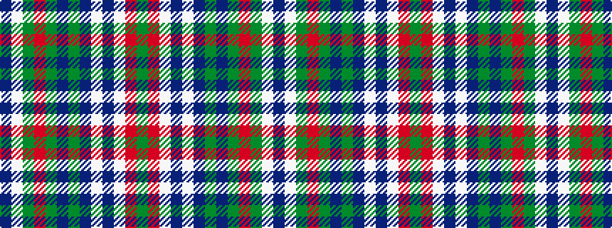 idealised woven sample of pattern BWGRGBGBWBWRG