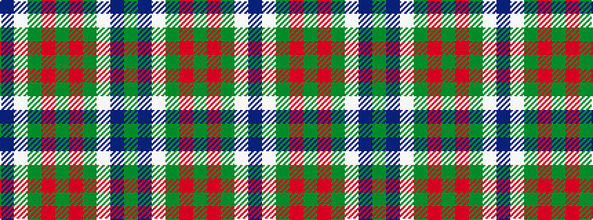 idealised woven sample of pattern BWGRGRGWBG