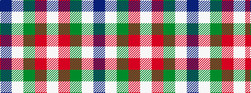 idealised woven sample of pattern BWGRW