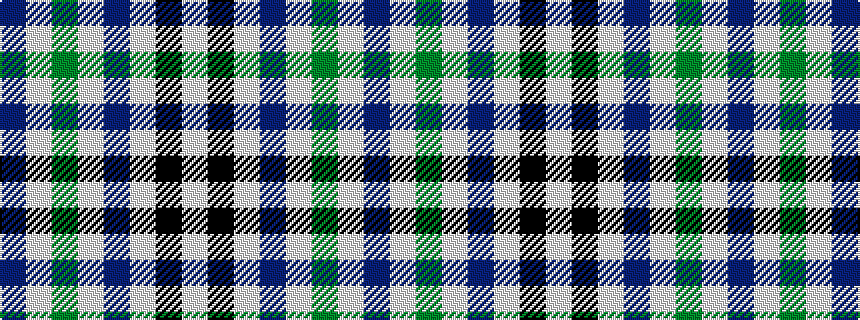 idealised woven sample of pattern BWGWBWKW