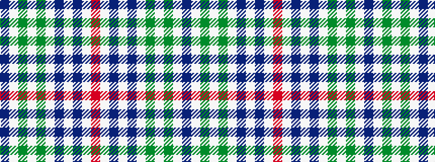 idealised woven sample of pattern BWGWGWBWBWR
