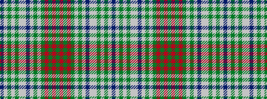 idealised woven sample of pattern BWGWGWWBWGWGRGRG
