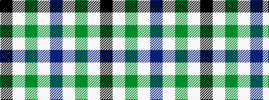 idealised woven sample of pattern BWGWK