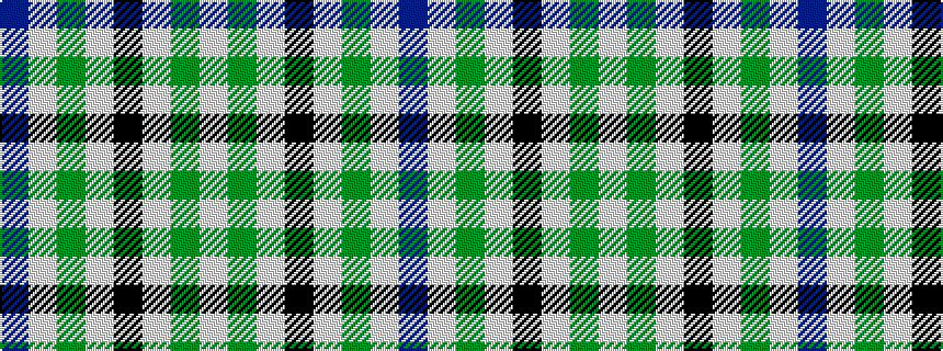 idealised woven sample of pattern BWGWKWGW