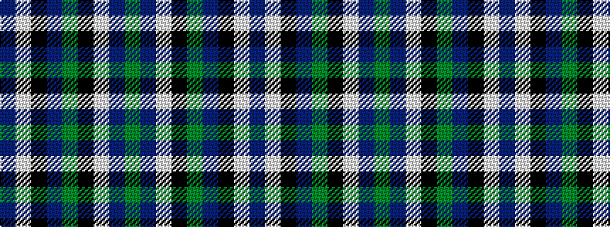 idealised woven sample of pattern BWKBGKWBG