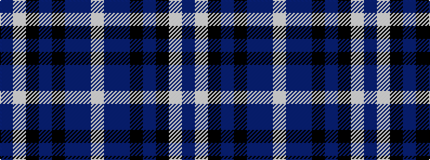 idealised woven sample of pattern BWKBKBBW