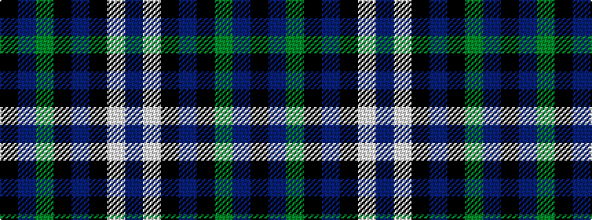 idealised woven sample of pattern BWKBKGBK