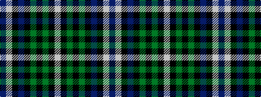idealised woven sample of pattern BWKBKGKGKW