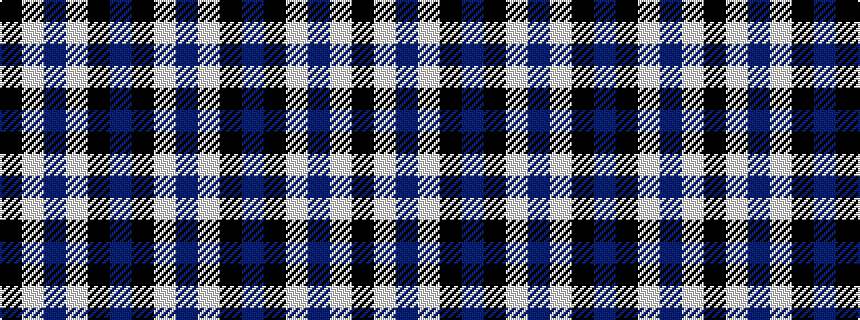 idealised woven sample of pattern BWKBKWBWK