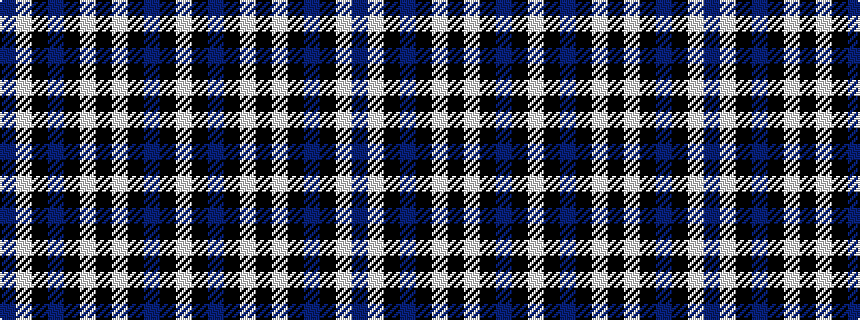 idealised woven sample of pattern BWKBKWKWKBKW