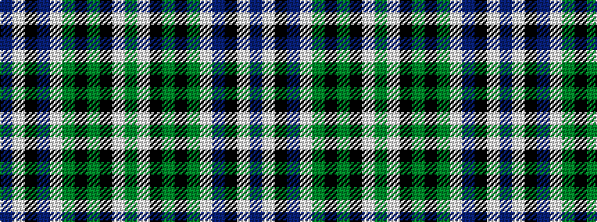 idealised woven sample of pattern BWKBWGKGKWG