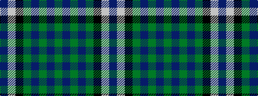 idealised woven sample of pattern BWKGBGBG