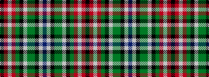 idealised woven sample of pattern BWKGGWKGRWRK