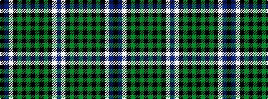 idealised woven sample of pattern BWKGKGKGKGKWBK