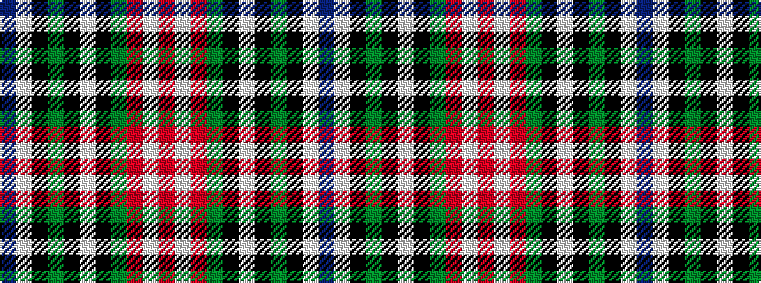 idealised woven sample of pattern BWKGKWKGRWR