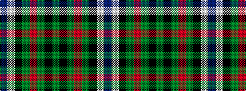 idealised woven sample of pattern BWKGRGKG