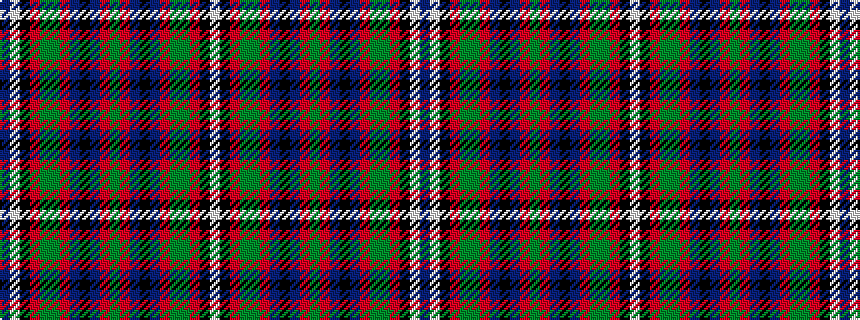 idealised woven sample of pattern BWKRGGRBKBRGRBKBRGGRKW