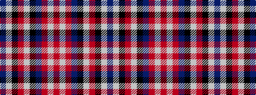 idealised woven sample of pattern BWKRWKBRWR