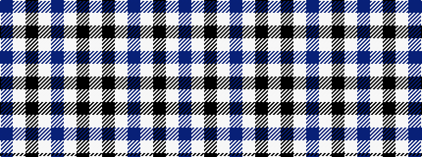 idealised woven sample of pattern BWKWBWKW