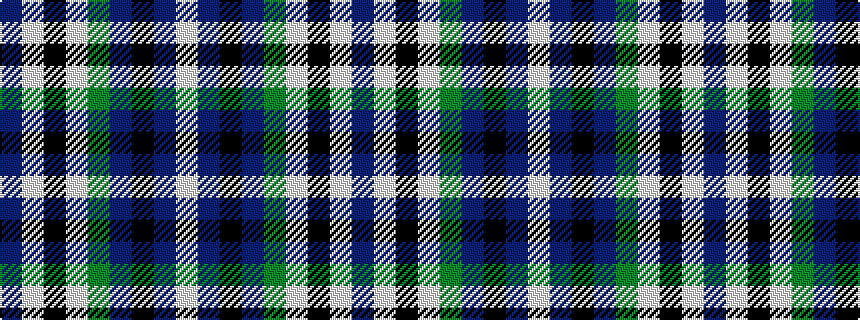 idealised woven sample of pattern BWKWGBKBW