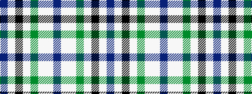 idealised woven sample of pattern BWKWGWWB