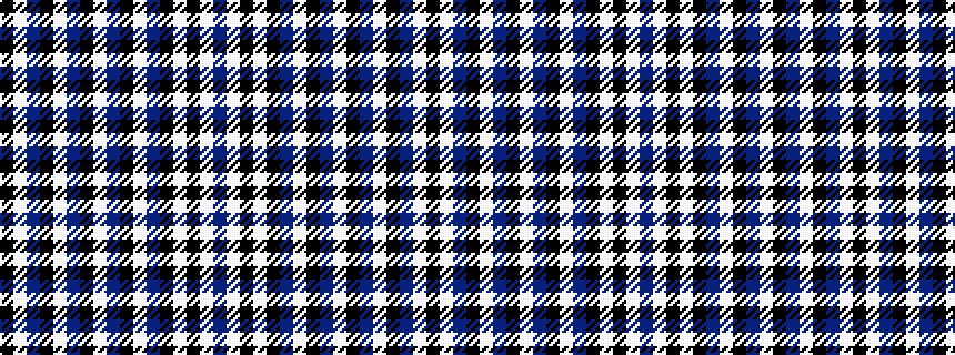 idealised woven sample of pattern BWKWKBWKBWKBWKBWK