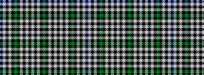 idealised woven sample of pattern BWKWKGKWKWKWKWKG