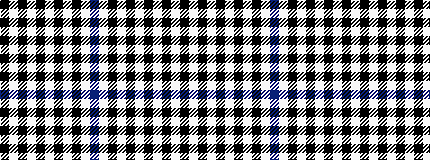idealised woven sample of pattern BWKWKWKWKWK