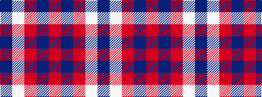 idealised woven sample of pattern BWRBR