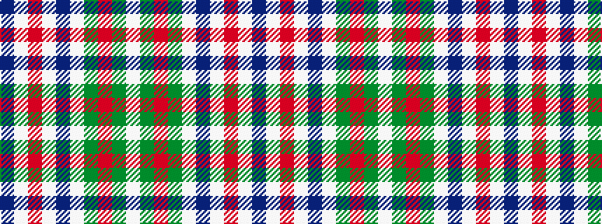idealised woven sample of pattern BWRWBWGRGW
