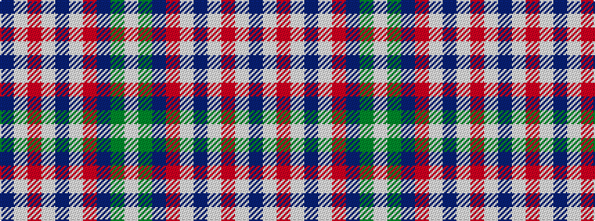 idealised woven sample of pattern BWRWBWRBGW