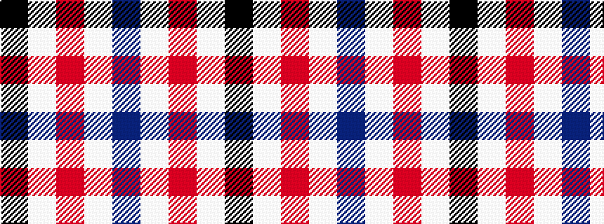 idealised woven sample of pattern BWRWK