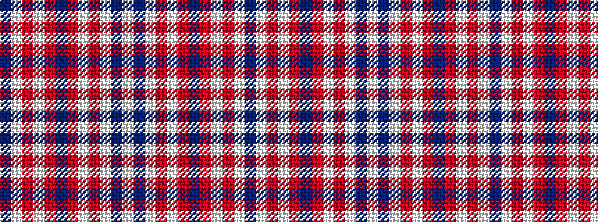 idealised woven sample of pattern BWRWRBRWRWBW