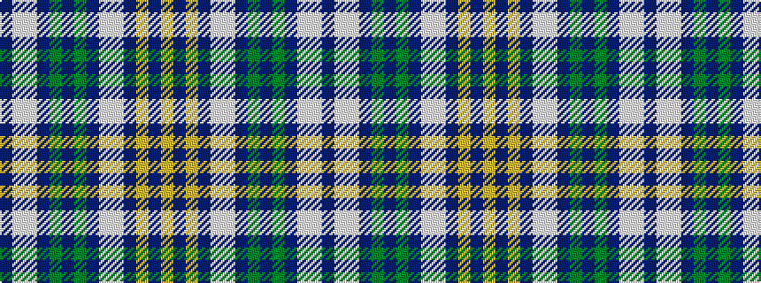 idealised woven sample of pattern BWWBGBGBWWBYBY