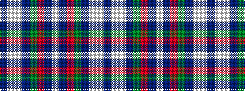 idealised woven sample of pattern BWWBGRBW