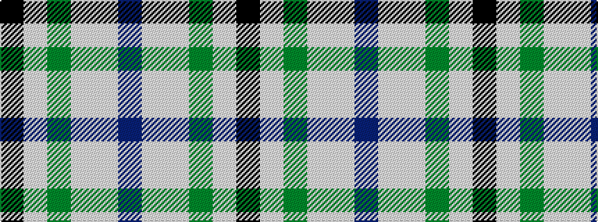 idealised woven sample of pattern BWWGWK
