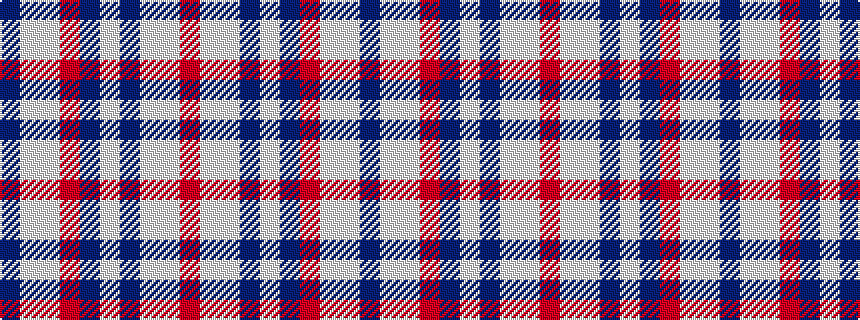 idealised woven sample of pattern BWWRBWBWWR