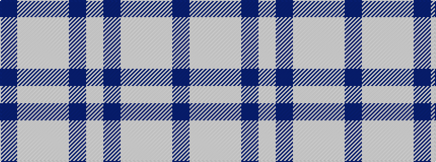 idealised woven sample of pattern BWWWBW