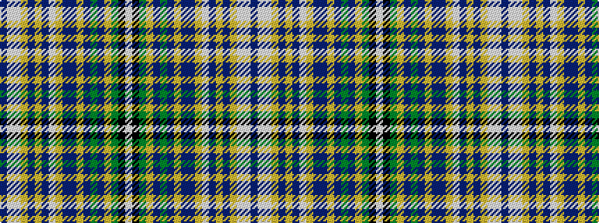 idealised woven sample of pattern BWWYBYBWYBBYBGBYGKW
